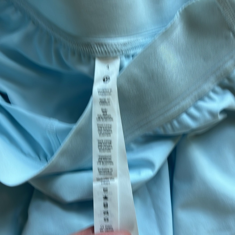 lululemon athletica Court Rival High-Rise Skirt Powder Blue PWBE Size 4 Long NWT - Picture 4 of 7